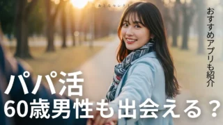 60代からパパ活は可能？モテる男性の特徴や始め方を解説
