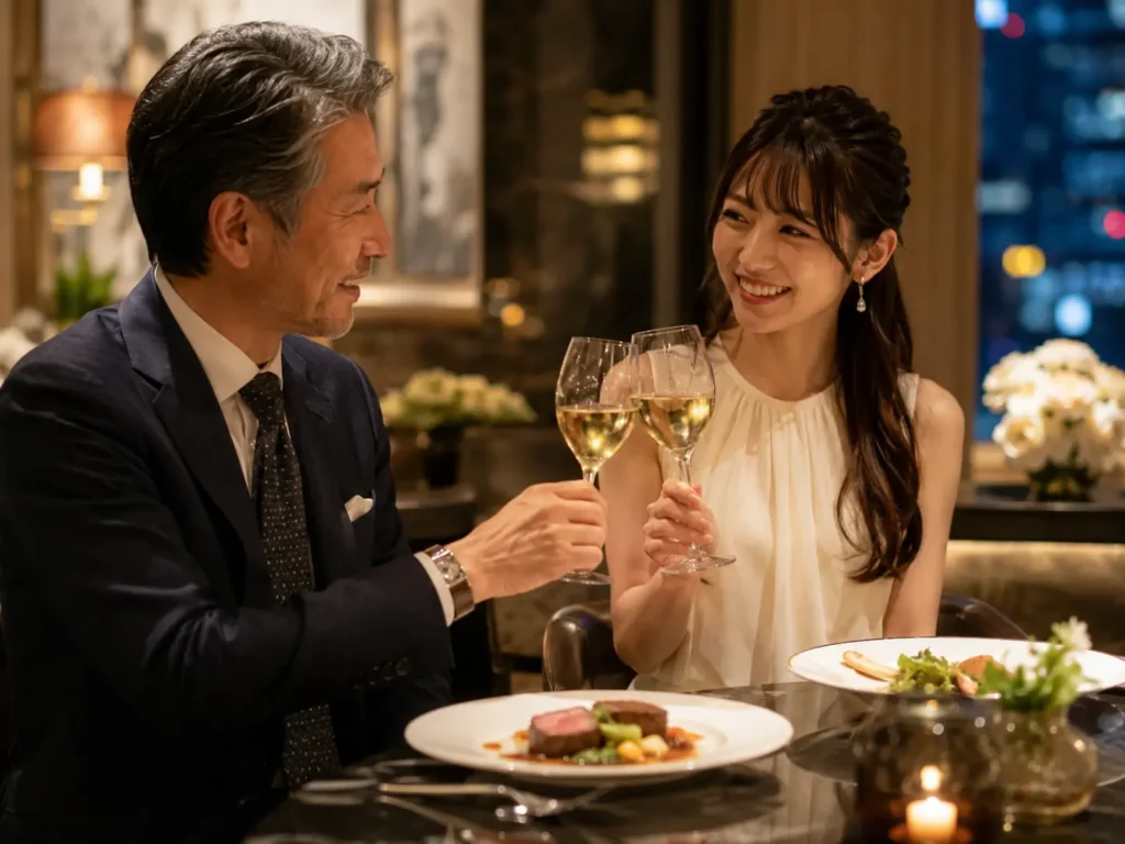 デートを楽しむ男女