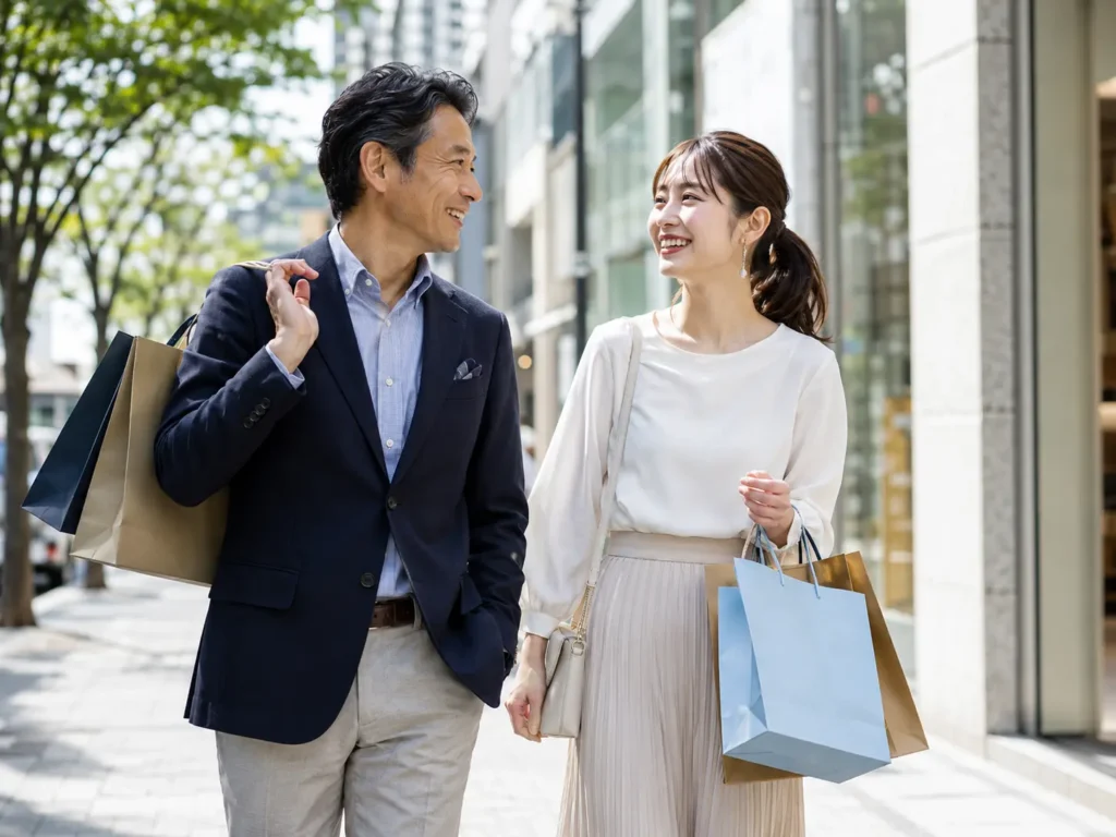 デートを楽しむ男女