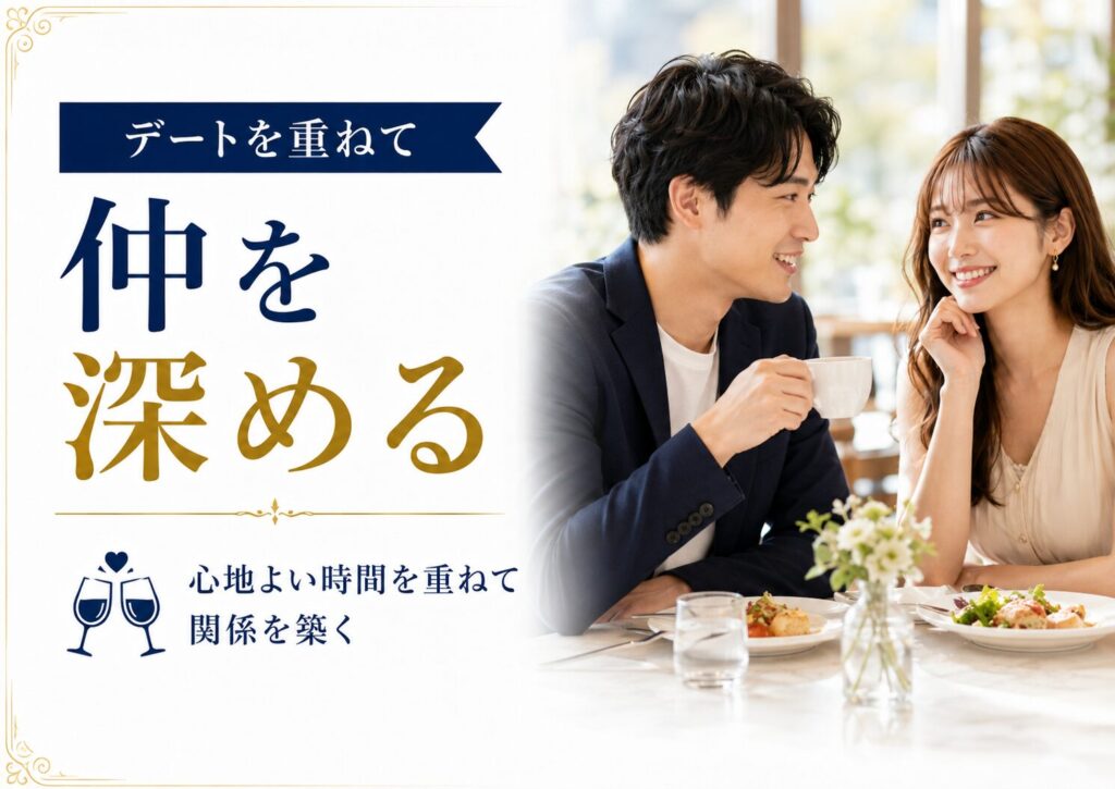 デートを重ねて仲を深める
